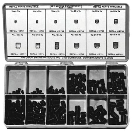 Precision Brand Precision Brand 605-12950 Socket Head Assortment Screw Set 605-12950